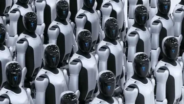 Tο δυστοπικό μέλλον είναι εδώ: Στρατός ρομπότ παρελαύνει σε εργοστάσιο της Κίνας