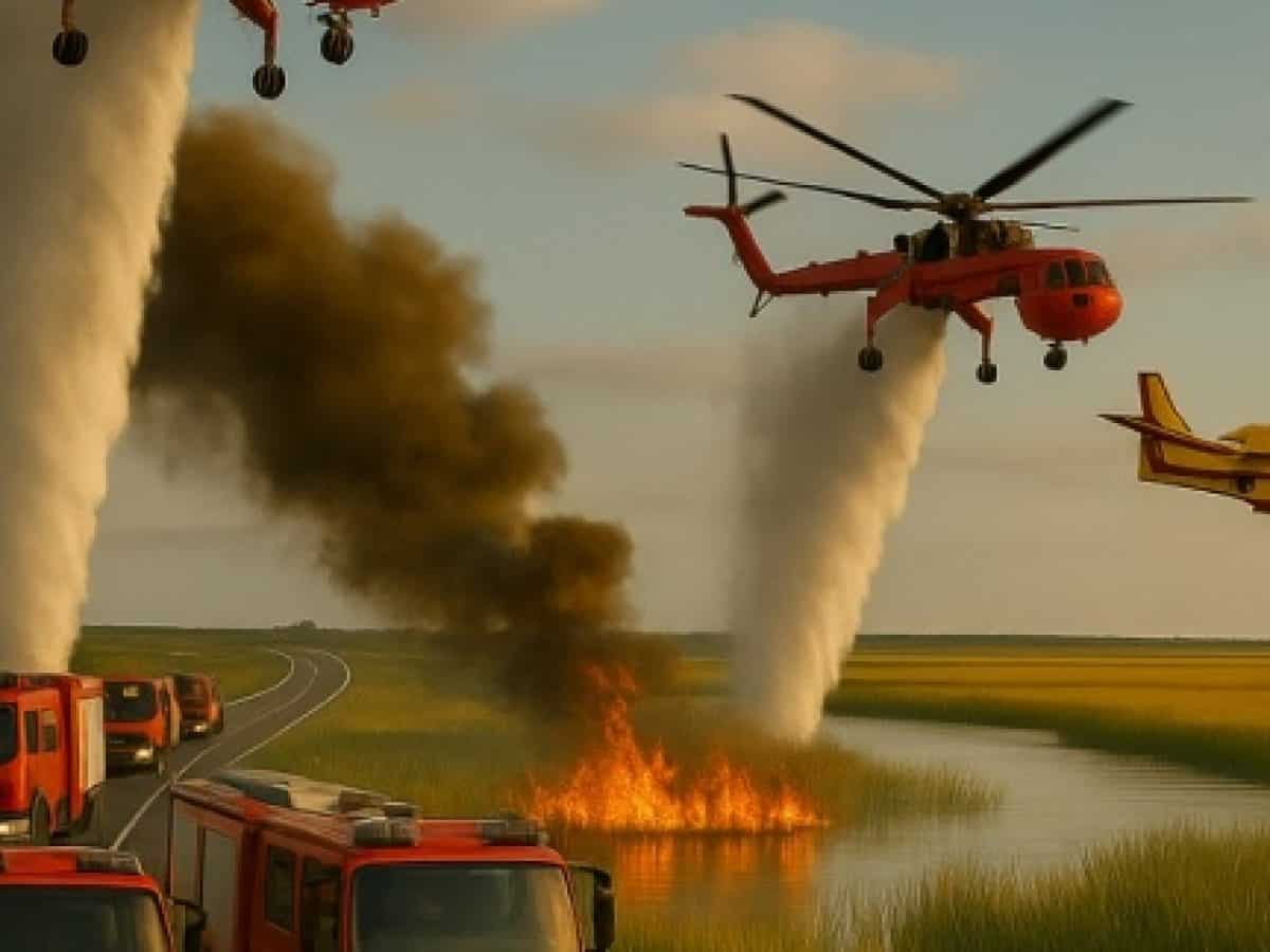 Επί πανάκριβης Πυροσβεστικής καίγονται… και οι… βάλτοι;