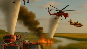 Επί πανάκριβης Πυροσβεστικής καίγονται… και οι… βάλτοι;