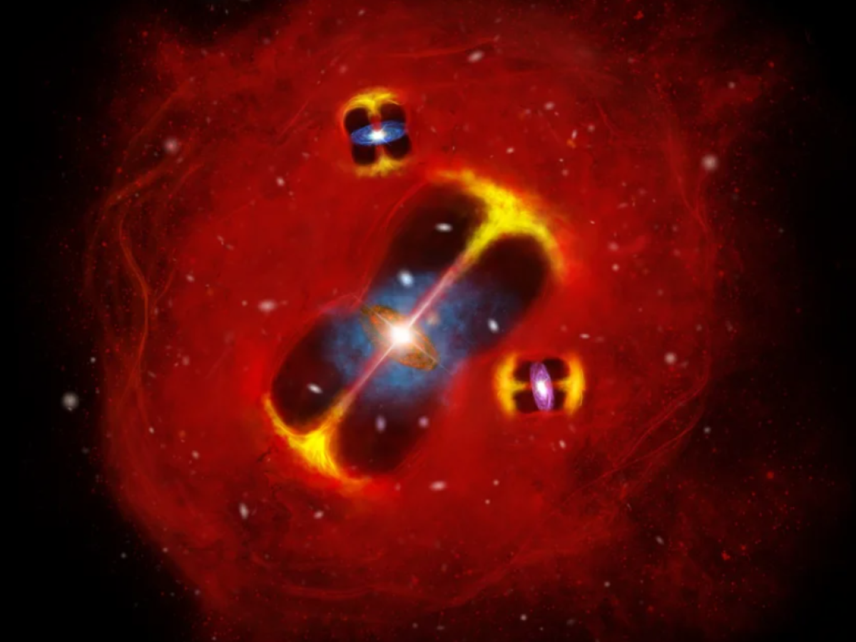 Ένα εκπληκτικά θερμό σμήνος γαλαξιών θα μπορούσε να αλλάξει τα κοσμολογικά μας μοντέλα