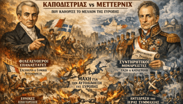 Η Iδεολογική και Πολιτική Αντιπαράθεση Καποδίστρια – Μέττερνιχ που Καθόρισε το Μέλλον της Ευρώπης