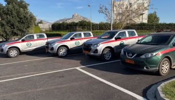 Αποχώρηση οχημάτων από την Αμυγδαλέζα με προορισμό τις περιφερειακές δασικές υπηρεσίες