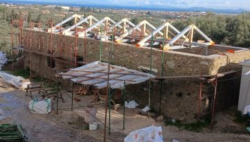 Σε εξέλιξη η αποκατάσταση του καθολικού της Ι.Μ. Παναγίας Οδηγήτριας στην Απόλπαινα Λευκάδος