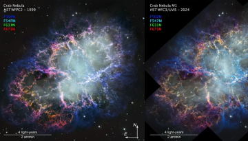Η μαγεία του σύμπαντος στον φακό: Το Hubble αποκαλύπτει την κινούμενη ομορφιά του Νεφελώματος του Καρκίνου