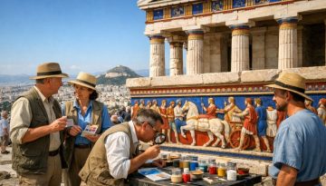 Η αρχαία Αθήνα δεν ήταν λευκή αλλά μια πόλη γεμάτη έντονα χρώματα