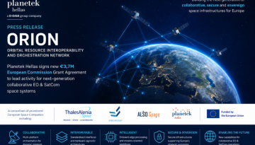 Ευρωπαϊκή συμφωνία 3,7 εκατ. ευρώ για την Planetek Hellas